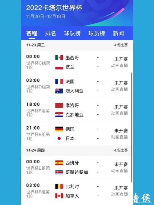最新足球世界杯直播时间表查询指南 最新足球世界杯直播时间表查询指南